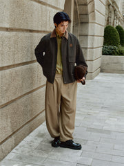 Men's Barn-Inspired Cropped Boxy Jacket