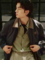 Men's Barn-Inspired Cropped Boxy Jacket