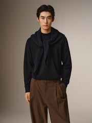 Men's Solid Slim-Fit Knit Sweater