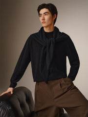 Men's Solid Slim-Fit Knit Sweater