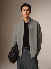 Men's Solid Relaxed-Fit Knit Cardigan