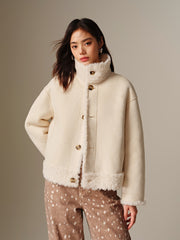 Women's Short Reversible Wool Jacket