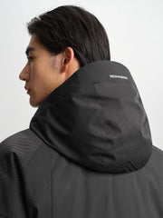 Men's 3D Jacquard Textured Goose Down Jacket