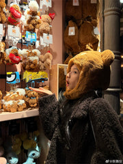 Women's Curly Wool Stand-Collar Coat