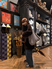 Women's Curly Wool Stand-Collar Coat