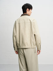 Men's Ink-Wash Embroidered Jacket