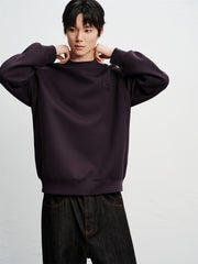Men's Embossed Embroidery Pullover Sweatshirt