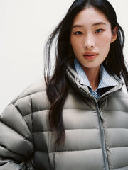 Women's Casual 15D Hortob¨¢gy Goose Down Quilted Jacket