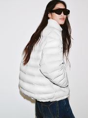 Women's Casual 15D Hortob¨¢gy Goose Down Quilted Jacket