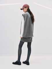 Women's Casual Color-Block Fleece Sweatshirt 3-Piece Set