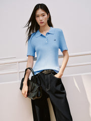 Women's Commuter Cable-Knit Short-Sleeve Sweater