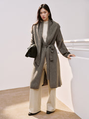 Women's Casual 100% Yak Down Longline Knit Cardigan