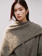 Women's Casual 100% Yak Down Longline Knit Cardigan