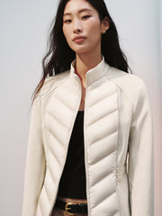 Women's Casual 90% Goose Down Light Quilted Down Jacket