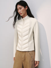 Women's Casual 90% Goose Down Light Quilted Down Jacket