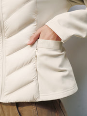 Women's Casual 90% Goose Down Light Quilted Down Jacket