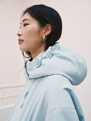 Women's Casual Hortob¨¢gy Goose Down Hooded Puffer Jacket