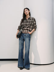 Women's Casual 4-Way Stretch Flare Jeans