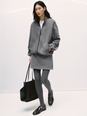 Women's Casual Color-Block Fleece Sweatshirt 3-Piece Set