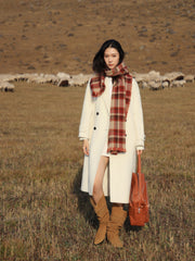 Women's Quiet Luxury Double-Faced Wool Robe Coat