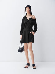 Women's Asymmetrical Shirt Dress