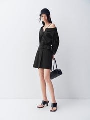 Women's Asymmetrical Shirt Dress
