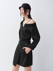 Women's Asymmetrical Shirt Dress
