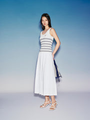 Women's Ruched A-Line Midi Skirt