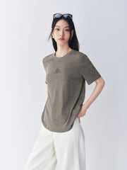 Women's Cotton-Blend Graphic T-Shirt