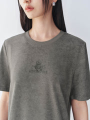 Women's Cotton-Blend Graphic T-Shirt