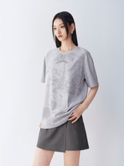 Women's Loose-Fit Graphic T-Shirt