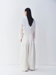Women's Lightweight Cropped Jacket with Drawstring Hem