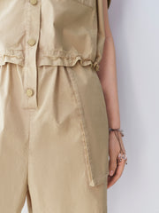 Women's Workwear Romper Casual Shorts