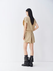Women's Workwear Romper Casual Shorts
