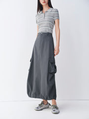Women's Utility Skirt with Drawstring Hem