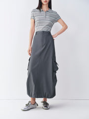 Women's Utility Skirt with Drawstring Hem