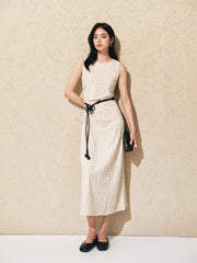 Women's Textured Sleeveless Dress