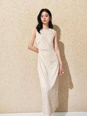 Women's Textured Sleeveless Dress