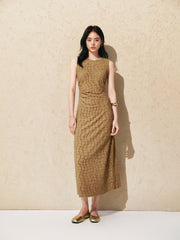 Women's Textured Sleeveless Dress