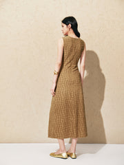 Women's Textured Sleeveless Dress