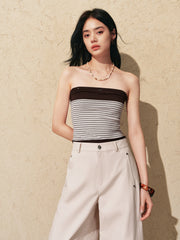 Women's color-block reversible vest