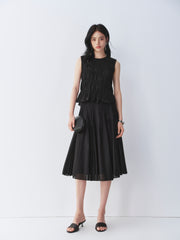 Women's Lyocell Tencel Vest & Skirt Set