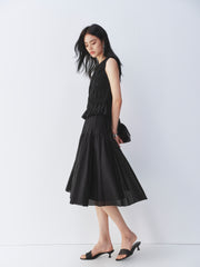 Women's Lyocell Tencel Vest & Skirt Set