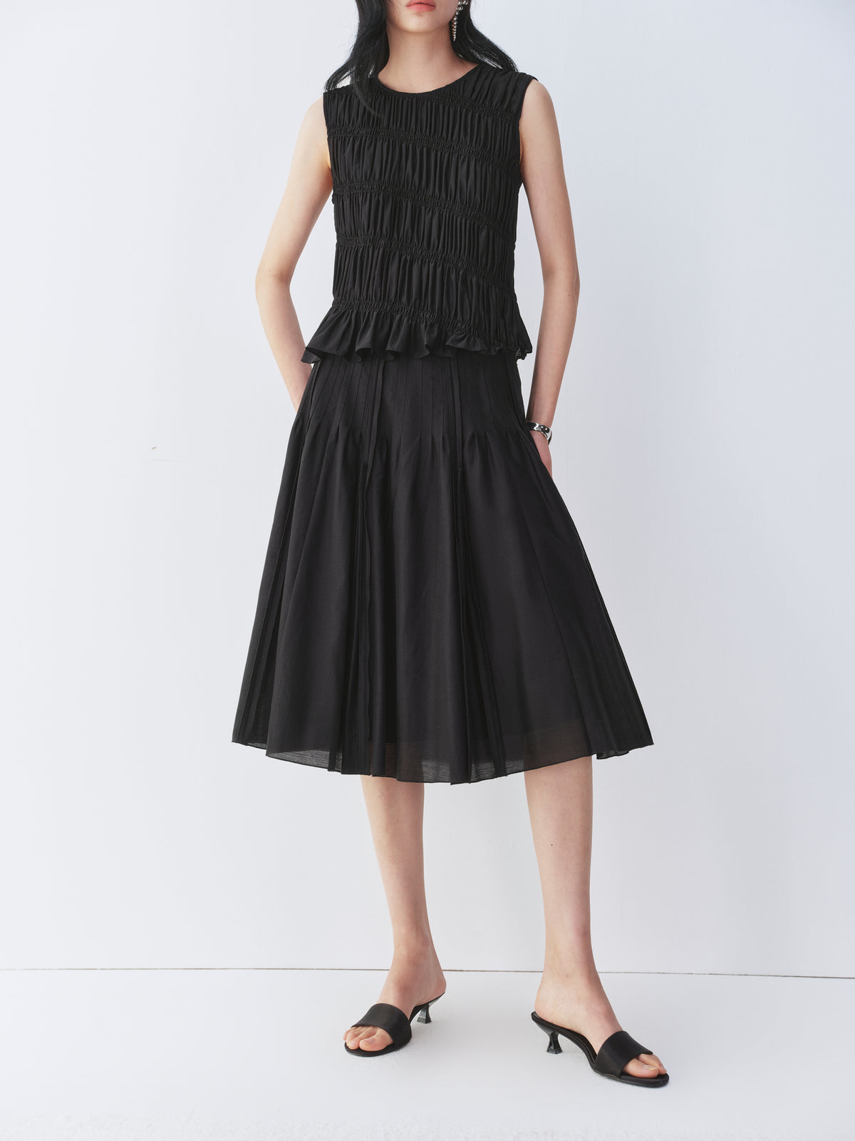 Women's Lyocell Tencel A-line skirt