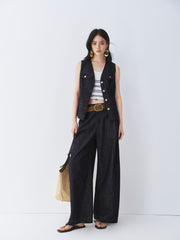 Women's Old Money Style Vest & Pants Set