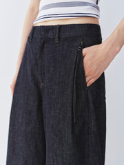 Women's Old Money Style Wide-Leg Long Pants