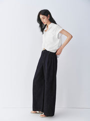 Women's Irregular Twist Batwing Sleeve Shirt