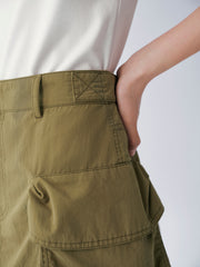 Women Casual A-line Cargo Mini Skirt