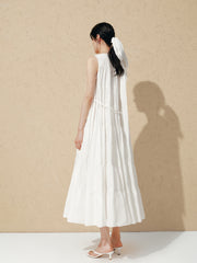 Women's Flared Tiered Long Dress