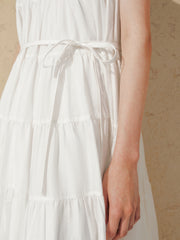 Women's Flared Tiered Long Dress